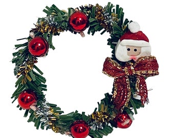 Dollhouse Miniature 1" Scale Christmas Wreath