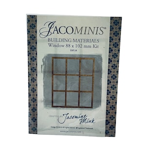 Dollhouse Miniature 1” Scale Window Kit