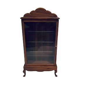 Dollhouse Miniature 1” Scale Curio Cabinet