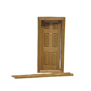Dollhouse Miniature 1/2&quot; Scale Door