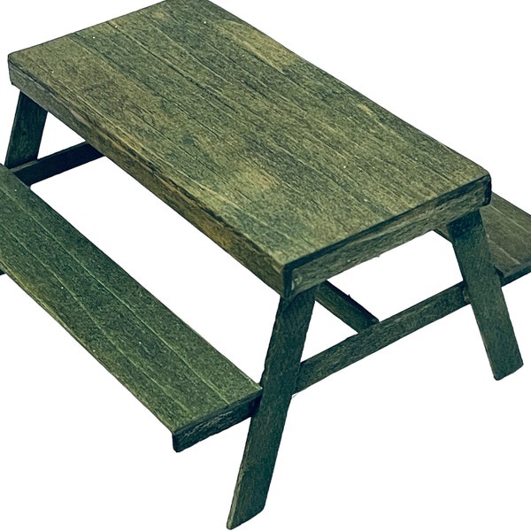 Doll Picnic Table Etsy