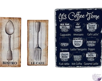 Dollhouse Miniature 1” Scale Signs