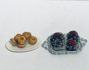 Dollhouse Miniature 1" Scale Desserts