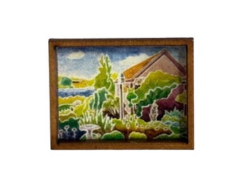 Dollhouse Miniature 1” Scale Framed Picture