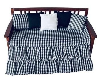 Dollhouse Miniature 1” Scale Day Bed