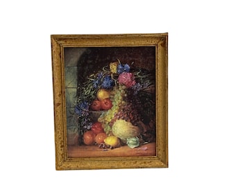 Dollhouse Miniature 1” Scale Fruit Picture by Bob von Fliss