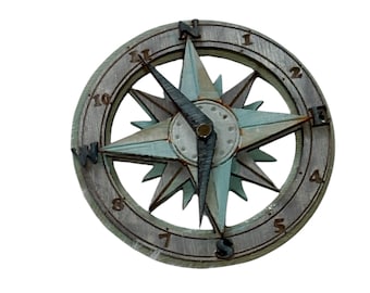 Dollhouse Miniature 1” Scale Compass Clock