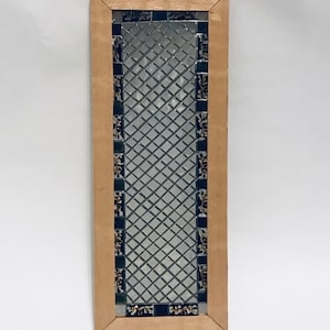 Dollhouse Miniature 1” Scale Stain Glass Door