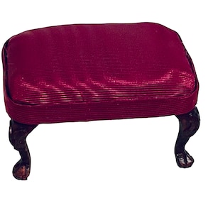 Dollhouse Miniature 1&quot; Scale Foot Stool