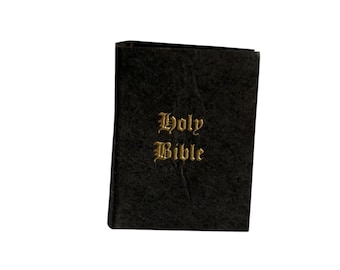 Dollhouse Miniature 1" Scale Faux Miniature Bible