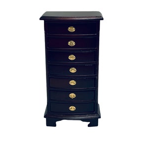 Dollhouse Miniature 1” Scale Chest of Drawers