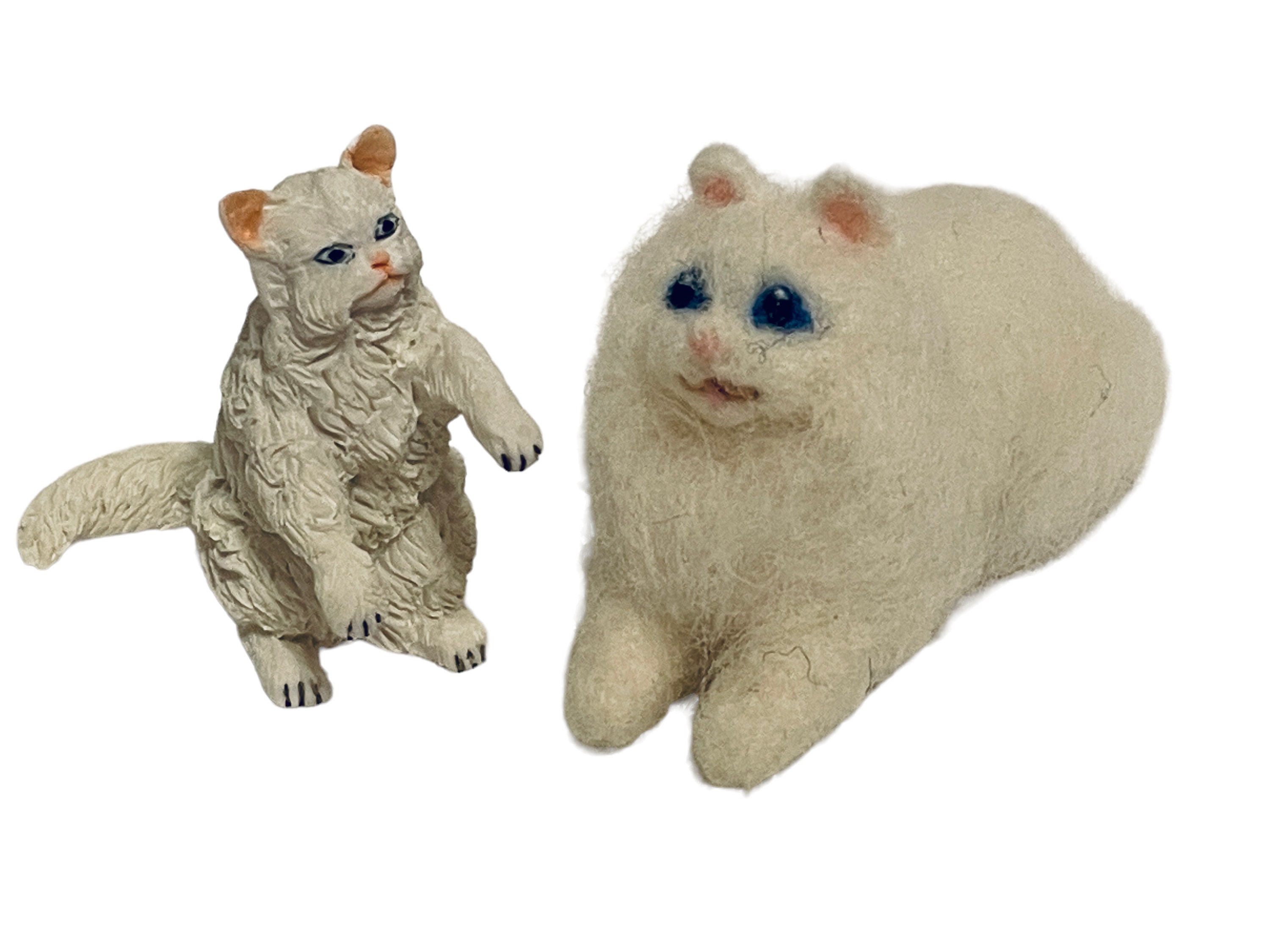 Dollhouse miniature sale cats