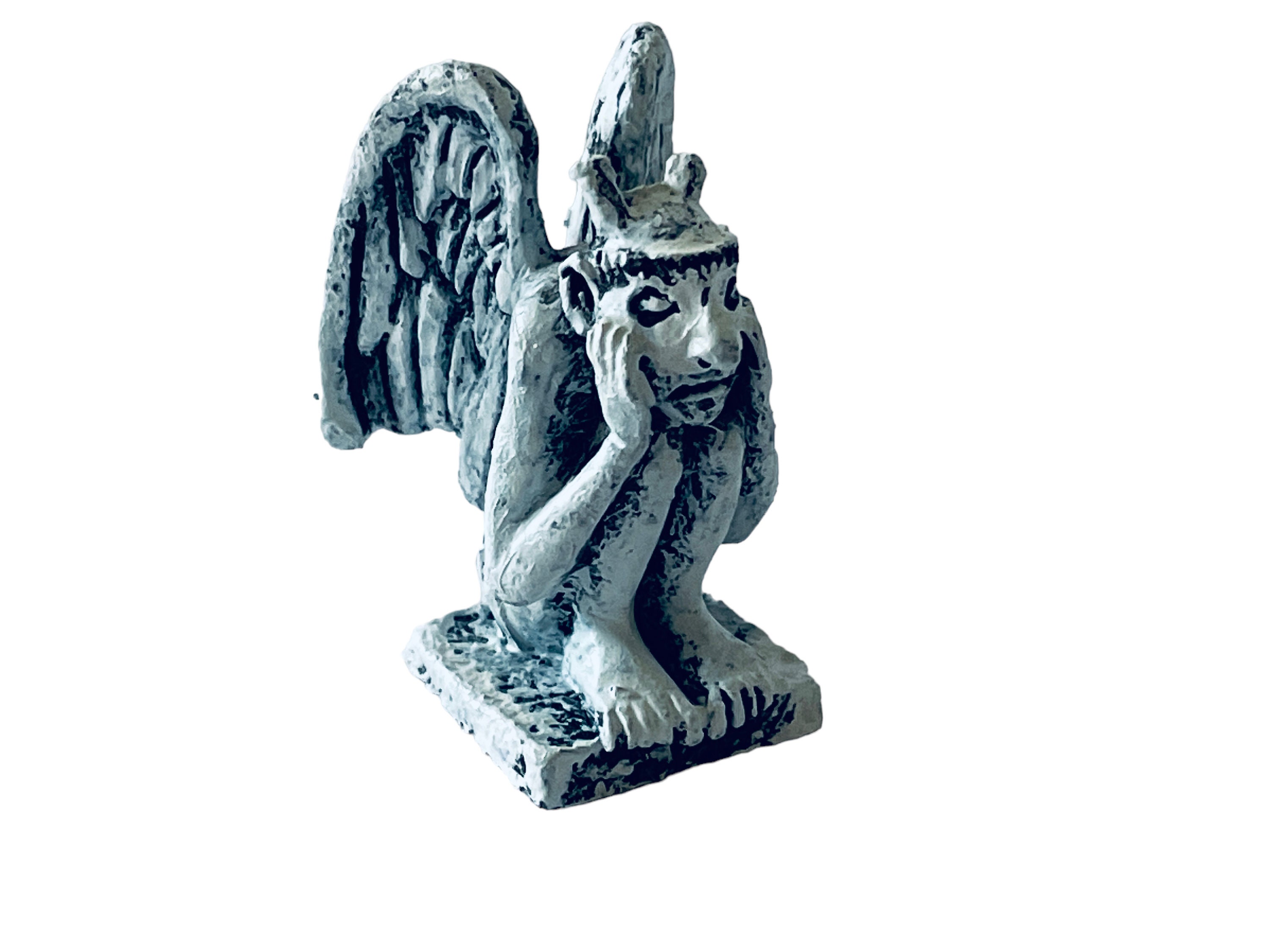 Gargoyle Gotico In Miniatura Scala 1:12 Per Casa Delle Bambole, Decorazione Giardino, 4cm