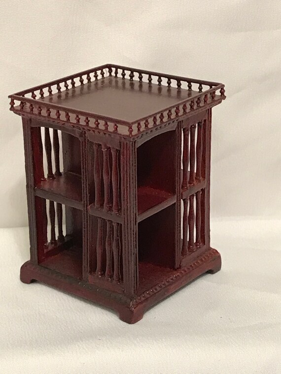 Nueva casa de muñecas en miniatura de caoba Mesa De Teléfono