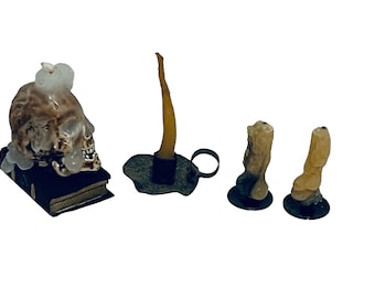 Dollhouse Miniature 1” Scale Halloween Spooky Candles