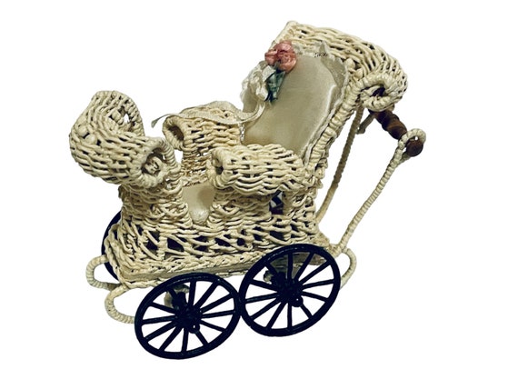 Dollhouse baby carriage deals