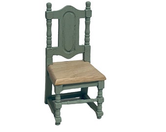 Dollhouse Miniature 1” Scale Farmhouse Chair