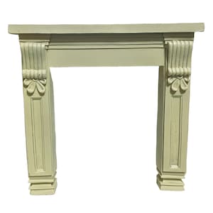 Dollhouse Miniature 1” Scale Resin Fireplace