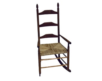 Dollhouse Miniature Rocker 1" Scale by Pete & Pam Boorum