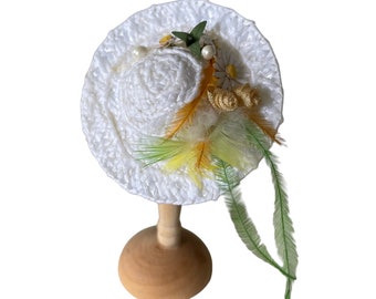 Dollhouse Miniature 1” Scale Hat & Hat Stand