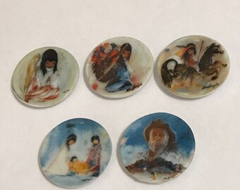Dollhouse Miniature 1” Scale Plate