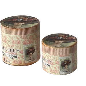Dollhouse Miniature 1&quot; Scale Hatbox