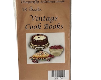 Dollhouse Miniature 1” Scale Cookbook Kit
