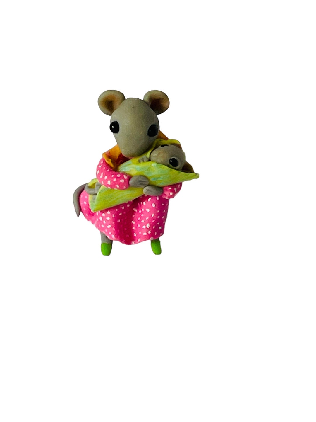 Dollhouse Miniature 1” Scale Fimo Mouse Doll - Etsy