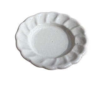 Dollhouse Miniature 1" Scale Porcelain Plate