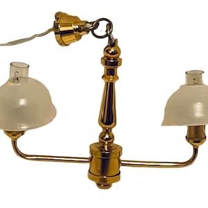 Dollhouse Miniature 1” Scale Hanging Lamp