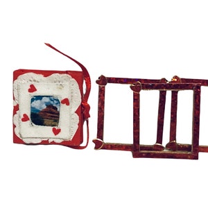 Dollhouse Miniature 1” Scale Valentine Frames & Photo Album