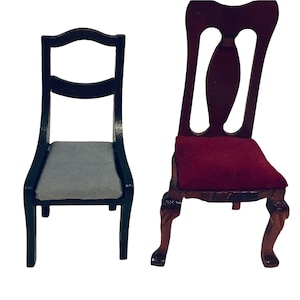 Dollhouse Miniature 1&quot; Scale Chair
