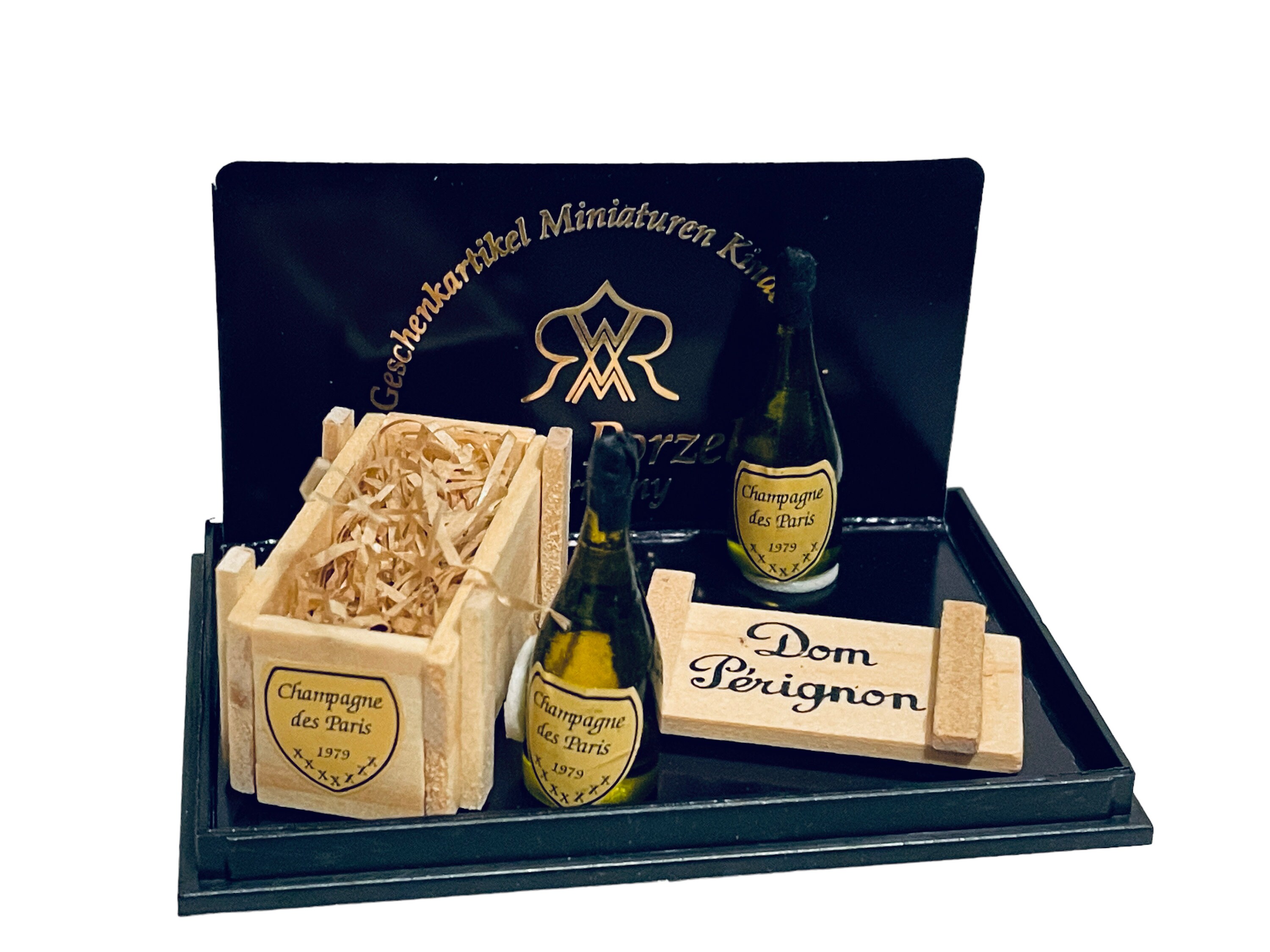 Dollhouse Miniature 1 Scale Reutter Porzellan Dom Perignon - Etsy Israel