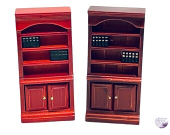 1/12 Dollhouse Miniature Furniture Portariviste Bookshelf Modello Living 