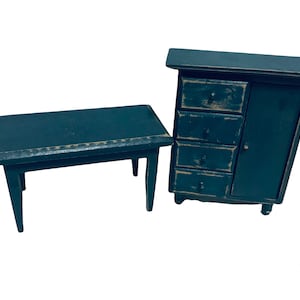 Dollhouse Miniature 1&quot; Scale Table or Amoire