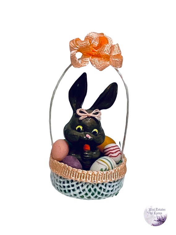 Dollhouse Miniature 1” Scale Easter Basket - Etsy