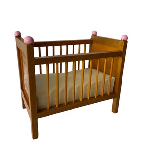 Dollhouse Miniature 1&quot; Scale Baby Crib