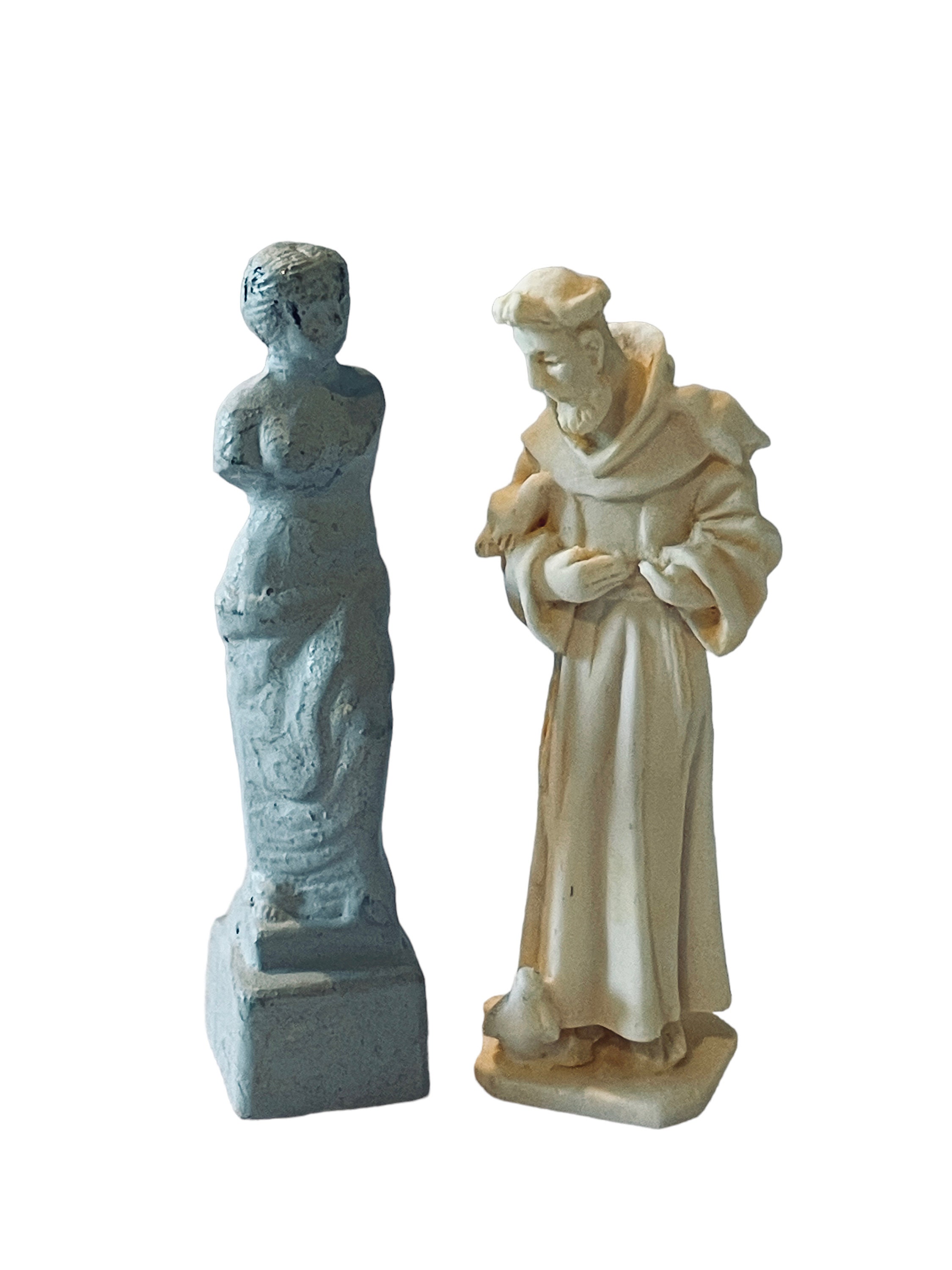 Dollhouse Miniature 1” Scale Resin St Francis of Assisi Statue or