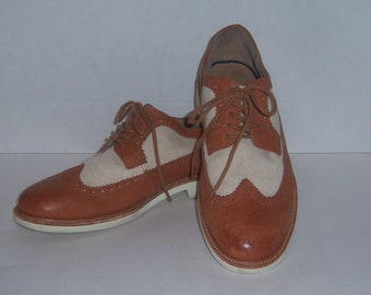 Vintage Saddle Shoes, Bucks, POLO Ralph Lauren Mens 9 1/2  display picture 3