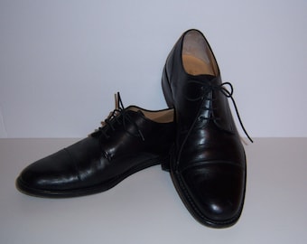 Bruno Magli Mens Black Leather CapToe Oxford Brogue Dress Shoes Size 9.5 M Italy Adriano Oxford – Bruno Magli main image 3