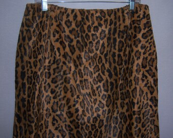 Leopard Fur Skirt Etsy