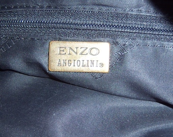 Vintage Enzo Angiolini negro cuero suave Mini bolso - Etsy España