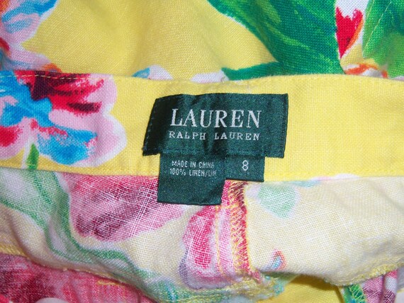 Vintage Lauren Ralph Lauren Red Green Yellow Blue… - image 4