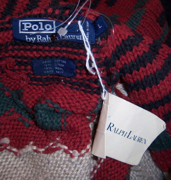 Vintage polo top ralph lauren cardigan