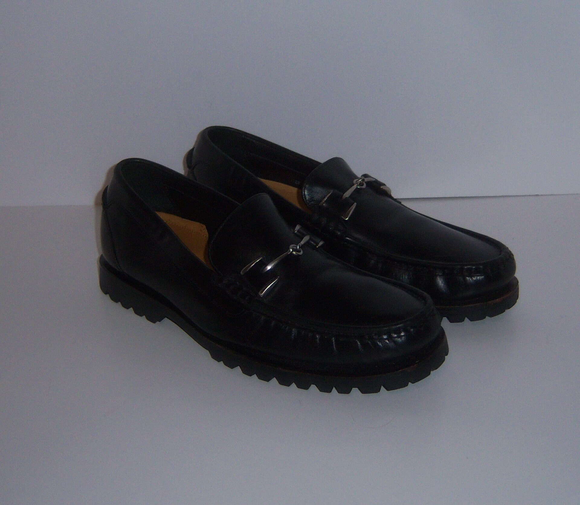 Cole Haan Nike air black leather‎ loafers size 12 Cole Haan Air Conner Shoes Mens 9 M Black Leather Casual  main image 2