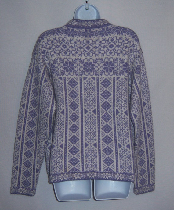 Vintage Earth Sweaters Lavender Light Purple O… Gem
