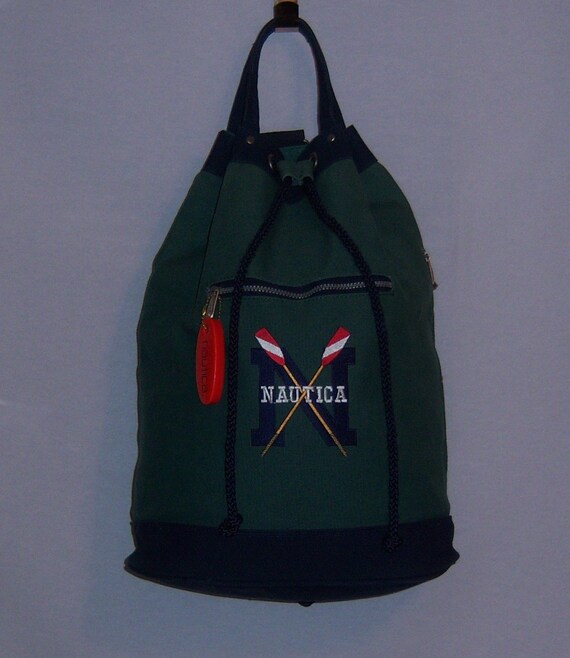 Vintage Nautica Dark Pine Hunter Green 