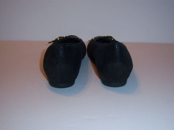 Vintage Munro Black Patent Leather Ballet Flats S… - image 4