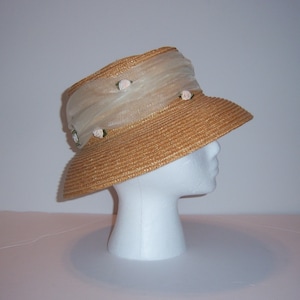Laura Ashley Straw Hat - Etsy display picture 3