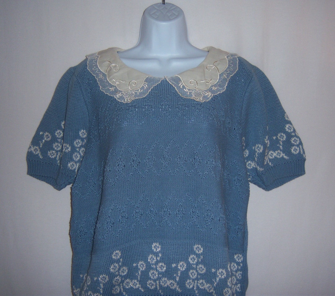 Loft lacy hot sale pointelle sweater
